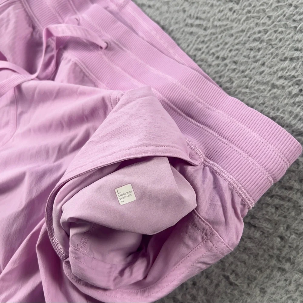 Lululemon Dance Studio Cargo Joggers Womens L Pink Relaxed Fit Mid Rise Active - Picture 6 of 8